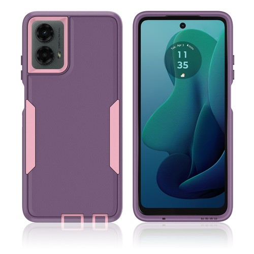 For Motorola Moto G 5G 2024 Rugged Shockproof Phone Case Cover + Tempered Glass - Picture 14 of 68