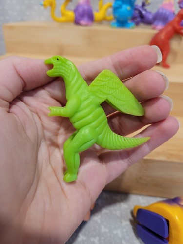 Vintage Current Inc Soma Monster Man Dinosaurier PRG Galactoids bunte Figur Lot - Bild 9 von 24