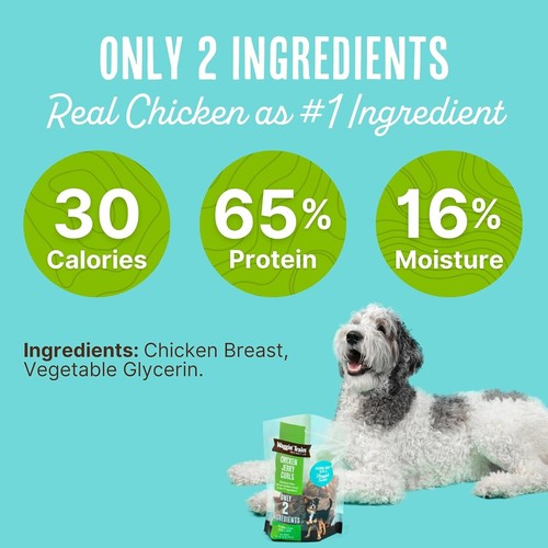 Waggin' Train Chicken Jerky Curls Limited Ingredient, High Protein, Grain ⭐️⭐️⭐️ - Picture 4 of 8