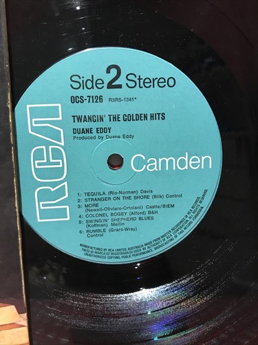 Duane Eddy Twangin' The Golden Hits Vinyl Record - Picture 3 of 7