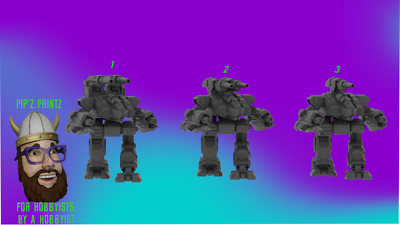 #ad Stone Rhino aka quot;Behemothquot; Alternate Mech Model For Battletech 6mm 10mm 15mm $61.75