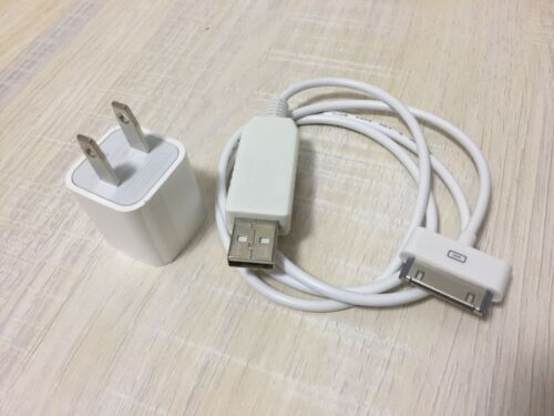 5V 1A Power Adapater + DC 12V 30Pin-USB Charging Cable Cord For iPod 4 4th Photo - Picture 2 of 13
