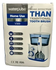 V300G Electric Dental Water Flosser Oral Irrigator Teeth Cleaning 5 Jet tips