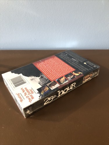 25th Hour – Edward Norton Spike Lee Joint VHS Brand New Sealed Rare w/WATERMARKS - Picture 4 of 7