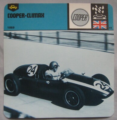 Cooper Climax - Edito - Service Information Collectors Card