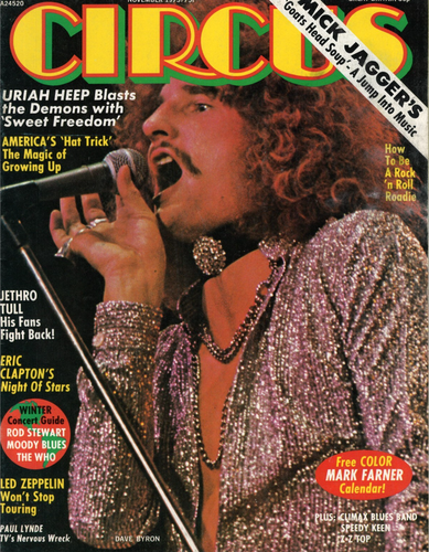 Revista Circo Noviembre 1973 Uriah Heep Eric Clapton ZZ Top Led Zeppelin Jethro - Imagen 1 de 21
