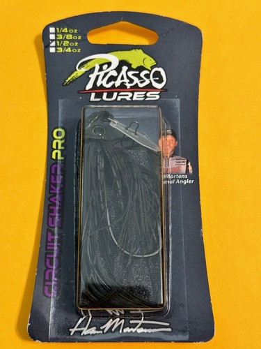 Picasso Circuit Shaker Circuit Board Bladed Jig 1/2oz  Electric Green Pumpkin - Picture 1 of 3