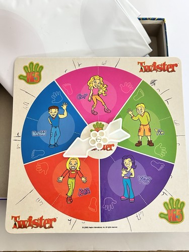 Vintage 2001 Hi 5 Twister Board Game Hasbro - Picture 9 of 15