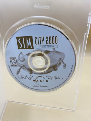 Sim City 2000 Special Edition The Ultimate City Simulator PC Game Disc ...
