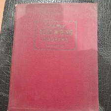 1928 Edition JOB-WAY Auto Wiring Diagrams Automobile Maintenance Book Cooke