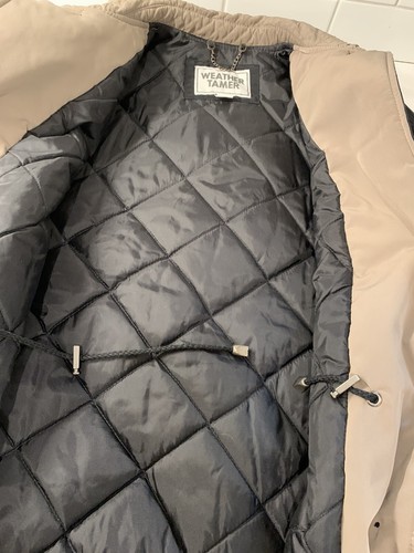 Weather Tamer Jacket/Coat Women Small Removable Hood Quilted Nylon Lined Black - Picture 6 of 9