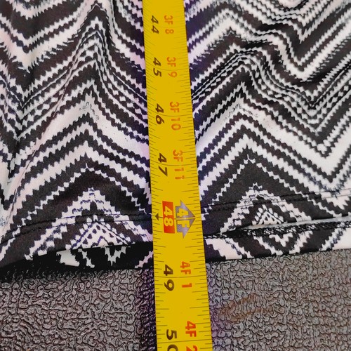 Heart Soul Womens Size M Medium Black & White Zig-Zag Braided Strap Maxi Dress - Picture 16 of 16