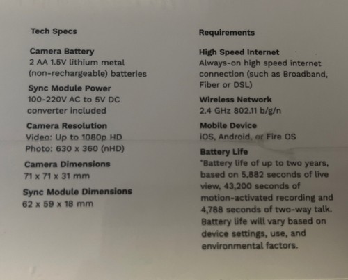 BRAND NEW Blink Outdoor Wireless Battery-Powered HD 5-Camera Security System - Picture 5 of 9