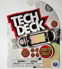 Tech Deck Santa Cruz Skateboards Maurio McCoy 🛹 Fingerboard Rare With Stand 