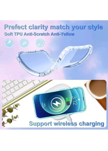 Jowhep Iphone 15 Pro Max Phone Case Lilo And Stitch Shock Absorb Light Rubber - Picture 3 of 4