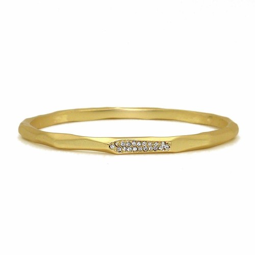 Pave matter Armreif in Gold breit & schmal Ipp Designer inspiriert - Bild 4 von 8
