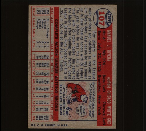 9/9/25 - 1957 Topps Baseball Complete Set (#1-210) Build/Break Quality ~Ex/Ex+ - Bild 75 von 153