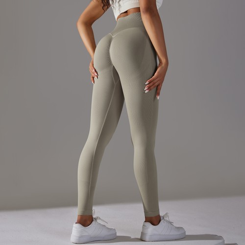 Nahtlose High Performance Workout Leggings Stretch Kompression Yoga Hose - Bild 178 von 256