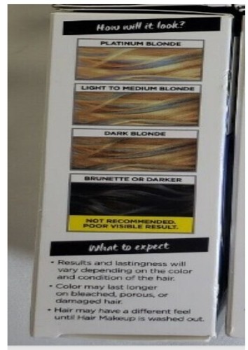 NEW L'Oreal Paris Hair Color Colorista Makeup 1-day #SilverBlue600 1oz each - Picture 4 of 4