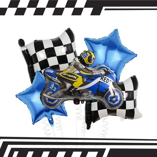 Motorcycle Tableware Party Supplies Motocross Birthday Decoration - Picture 31 of 38