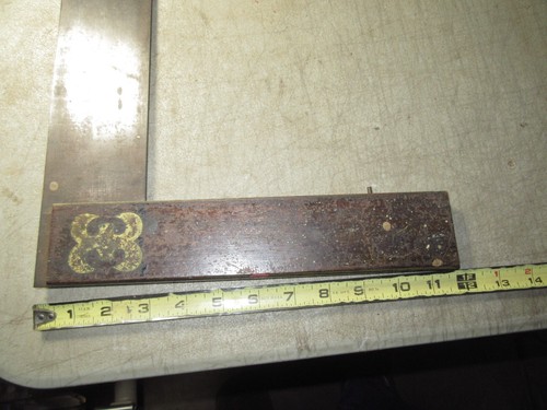Early Disston & Morss Philadelphia Warranted True try square 20'' blade Must see - Bild 2 von 24