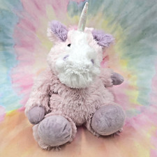 WARMIES Comfort Plush Pink Unicorn Silver Horn Lavender Scent Microwave Warmth