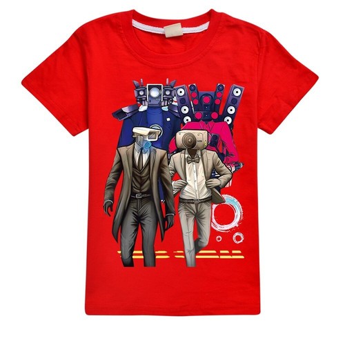 Skibidi Toilet Fashion 100% Cotton T-shirt for 5-13 Year Old Boys T-shirt - Picture 16 of 21