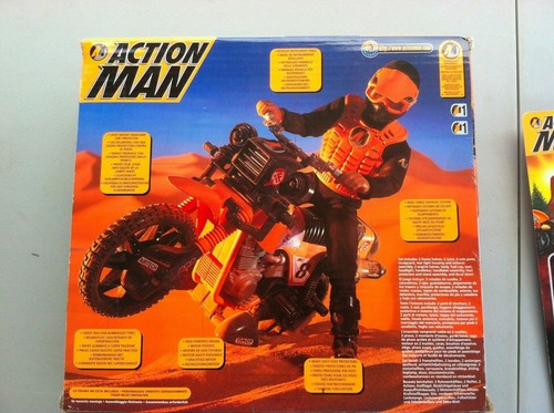 ACTION MAN (NIB) SUPER X dirt bike BIKER gear(SOLD) motocross gi joe - Picture 5 of 12