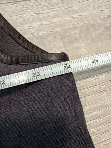 Roots Canada Adult X-Large Outdoor Hooded Vest Men's XL Gray Brown Trim Casual  - Picture 12 of 12