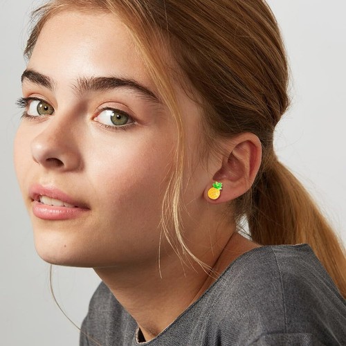 6 Pairs Plastic Earring Studs Plastic Earrings for Sensitive Ears Plastic Stud E - Picture 7 of 7