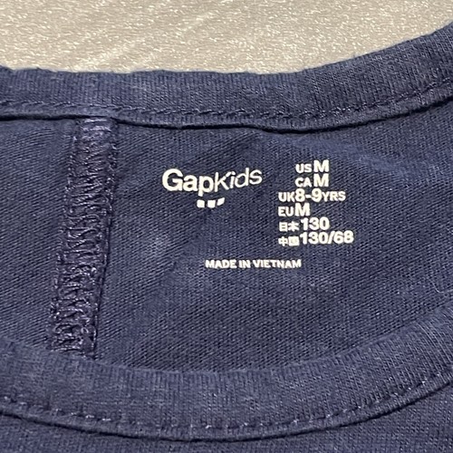 Girl’s Gap Kids Birds "Tweethearts" Navy Blue Tank Top Size Medium Sequins - Picture 3 of 4