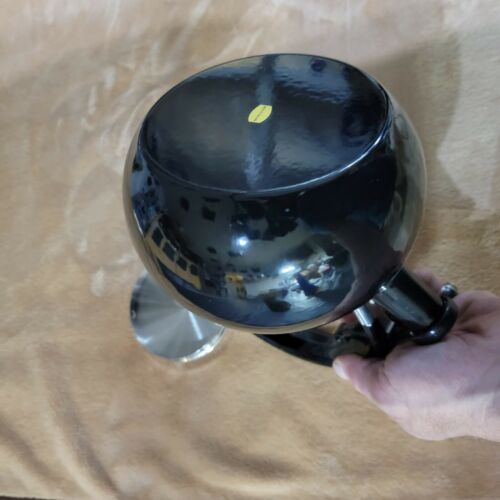COPCO Enamel Tea Kettle Porcelain Black 1.5 Quart NO lid Handle!! - Picture 6 of 9