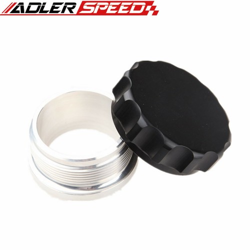 ADLERSPEED 3"inch 6061-T6 Aluminum Weld On Filler Neck & Cap Oil Fuel Water Tank - Picture 1 of 4