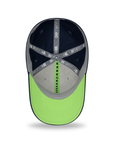 Seattle Seahawks Sideline Away 39THIRTY Stretch Fit Hat - Imagen 5 de 6