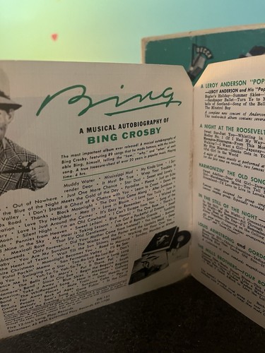 1954 Bing Crosby Musical Bio Decca Records 17 7” 45 RPM Record Set Complete! - Picture 7 of 15