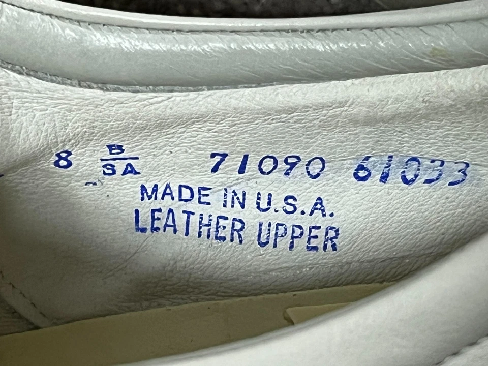 复古 PW Minor & Son 女式 8 B Princess Comfort 鞋 71090 皮革粘土 — 第 3/4 张图片