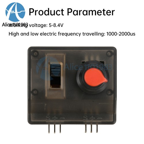 Dual Channel PWM Signal Simulator Servo Tester ESC Test 5-8.4V For RC Helicopter - Picture 2 of 18