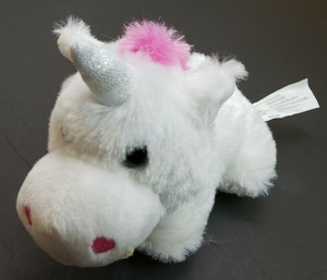 happy unicorn stuffed animal