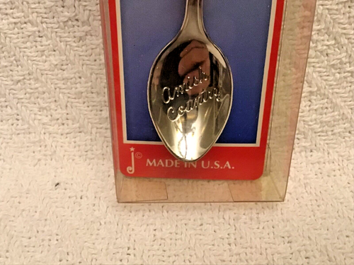 Löffel Souvenir Sammler Made in USA Amish Country noch im Etui - Bild 2 von 3