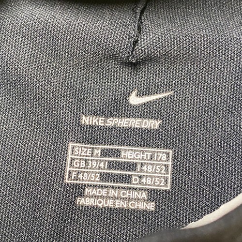 Nike Sphere Dry 1/4 Zip Top M-L Mens Black Red Base Layer Vintage Deadstock 2004 - Picture 10 of 14