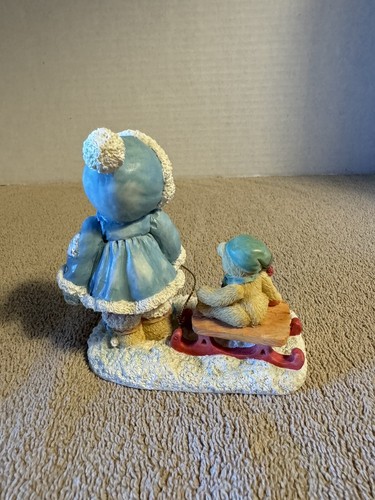 Enesco Cherished Teddies #912840 "Maria" Zugschlitten Figur Vintage - Bild 5 von 7