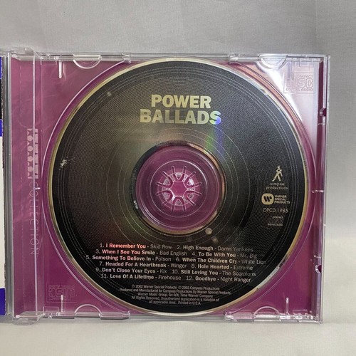 #6798 Power Ballads Original Masters CD - Picture 4 of 5