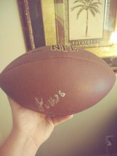 James Washington Pittsburgh Steelers Signed Wilson NFL Football Oklahoma State