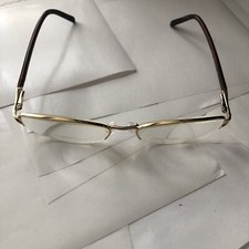 Sferoflex Eyeglasses Frames 2550-B 53-17-135 Brown Golden