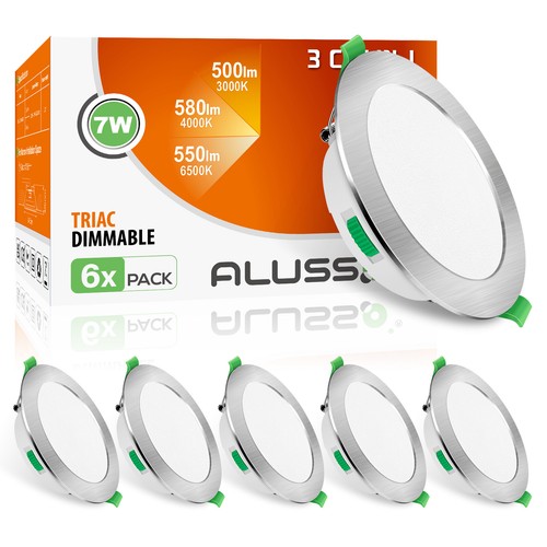 Recessed Ceiling Lights Dimmable Tri-color LED Downlights Ultra Slim Spot Round - Picture 16 of 36