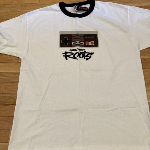 Vintage Nintendo Herren Hemd Größe 2XL XXL Know Your Roots NES Y2K Kurzarm - Bild 2 von 12
