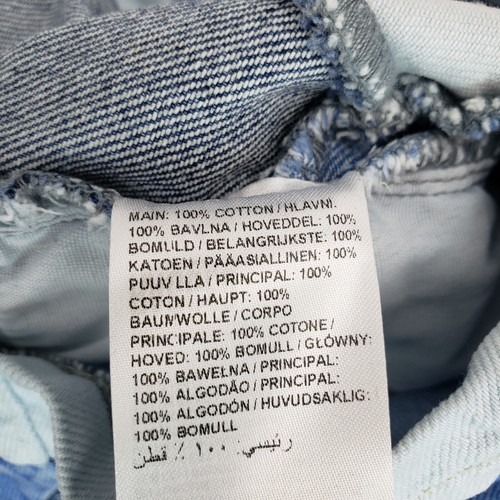 Minifalda THE RAGGED PRIEST Y2K tiro bajo retazos 100 % algodón denim micro $60 - Imagen 10 de 10