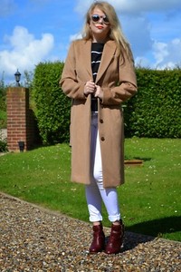 H M Trend Winter Camel Wool Blend Coat Bloggers Sold Out Holidays Ebay