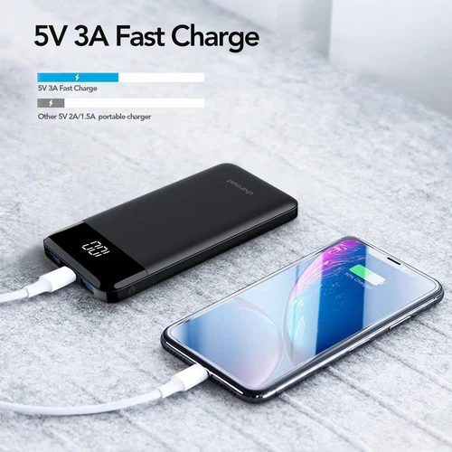 Charmast Power Bank Quick Charge 10400mAh USB C Power Bank Ultra Slim Portable
