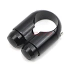 Motorcycle Universal Handlebar Switch Control Horn Button 25mm 2-Button Black